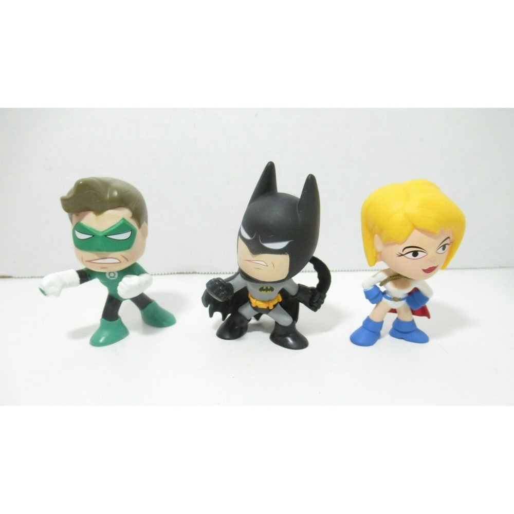 Funko Mystery Mini Lot 3 Batman Green Lantern Power Girl